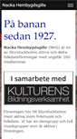 Mobile Screenshot of nackahembygdsgille.se