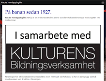 Tablet Screenshot of nackahembygdsgille.se